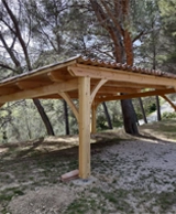 Abris voiture, carport bois Aix en provence 13